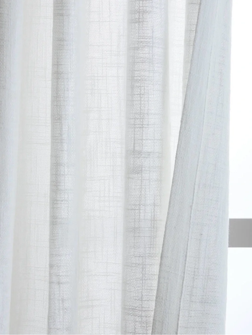 Quince set of 2 Cotton Sheer Curtain Panels (48x84)